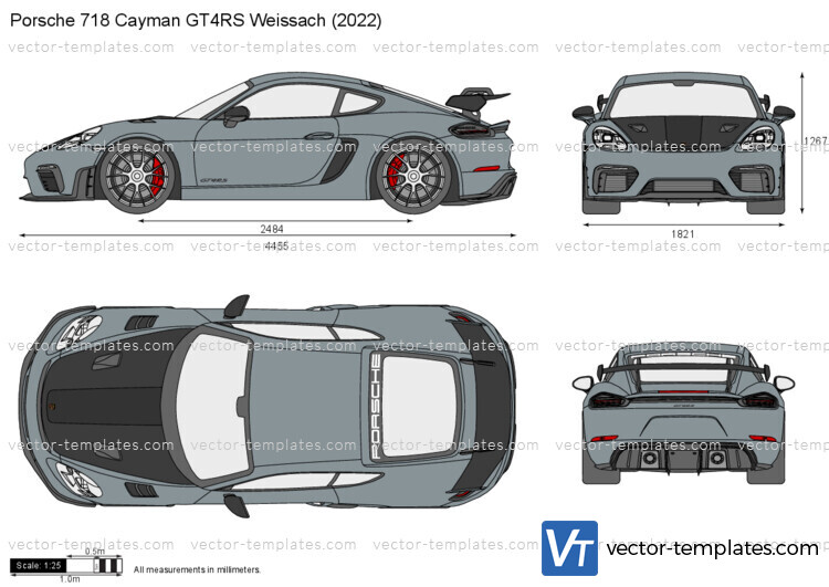 Porsche 718 Cayman GT4RS Weissach