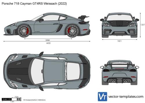 Porsche 718 Cayman GT4RS Weissach