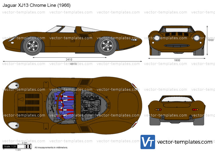 Jaguar XJ13 Chrome Line