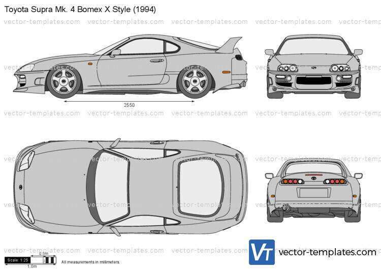 Toyota Supra Mk. 4 Bomex X Style A80