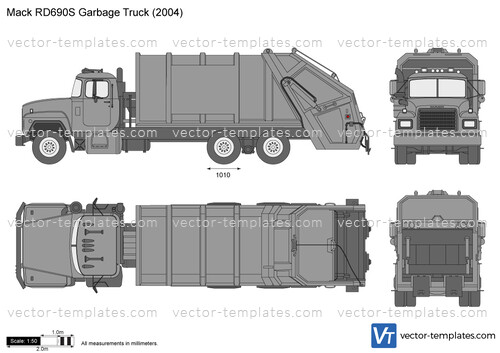 Mack RD690S Garbage Truck