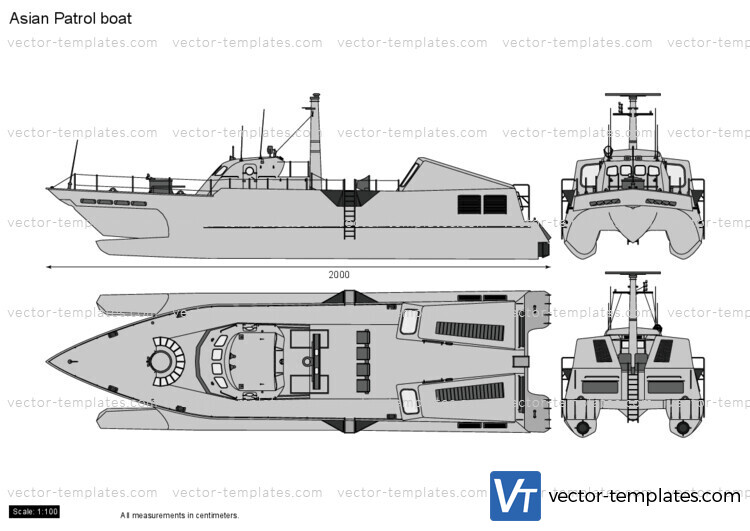 Asian Patrol boat