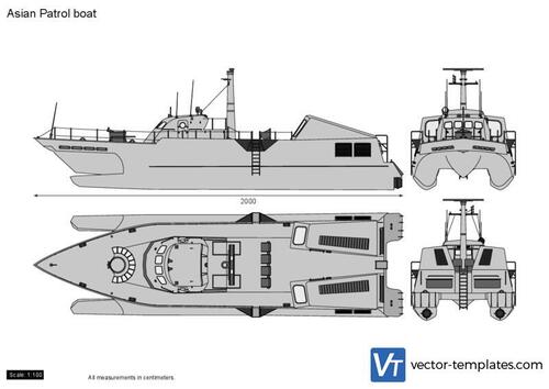 Asian Patrol boat