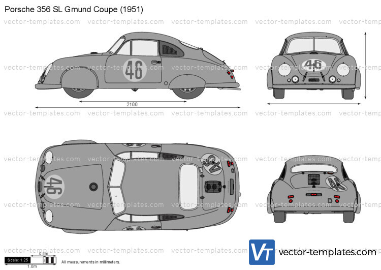 Porsche 356 SL Gmund Coupe