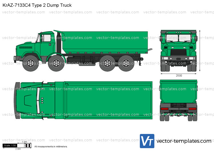 KrAZ-7133C4 Type 2 Dump Truck