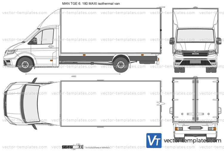 MAN TGE 6. 180 MAXI isothermal van