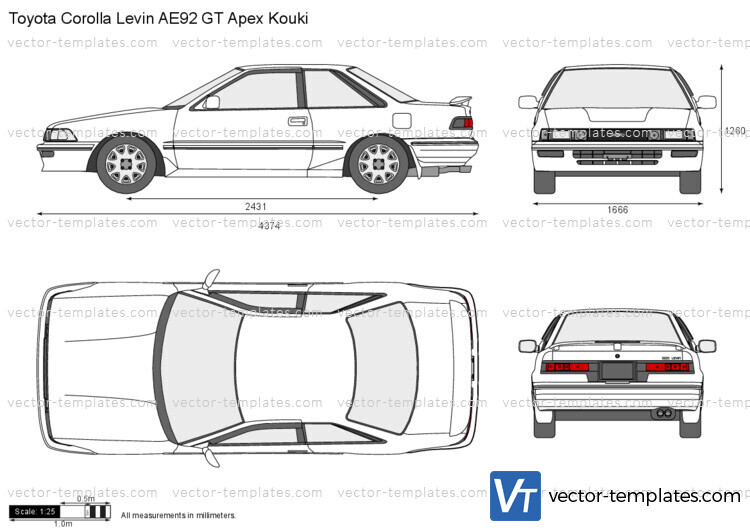 Toyota Corolla Levin AE92 GT Apex Kouki