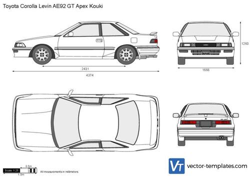 Toyota Corolla Levin AE92 GT Apex Kouki