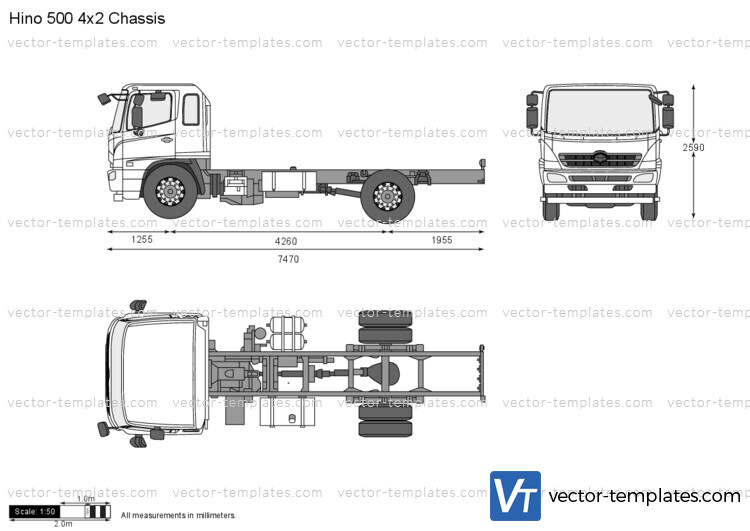 Hino 500 4x2 Chassis