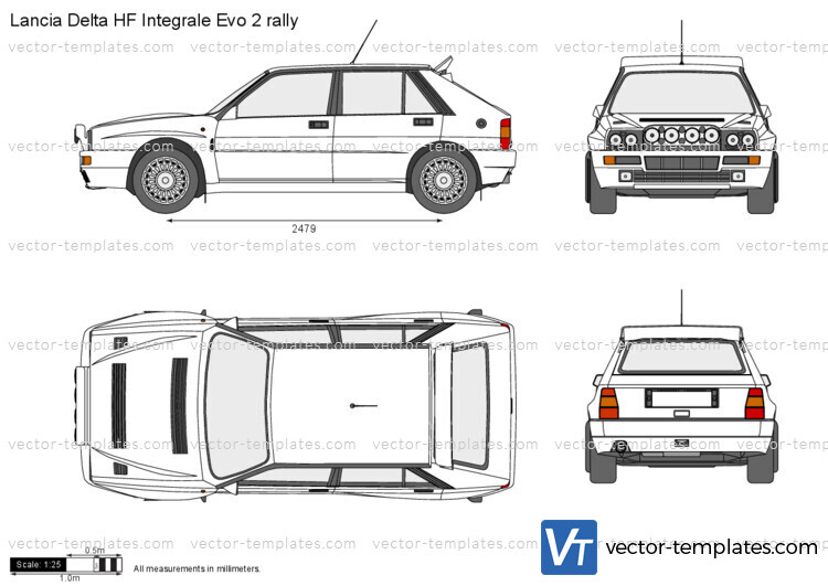 Lancia Delta HF Integrale Evo 2 rally