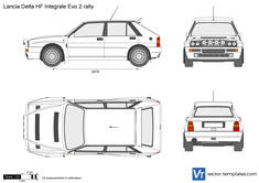 Lancia Delta HF Integrale Evo 2 rally
