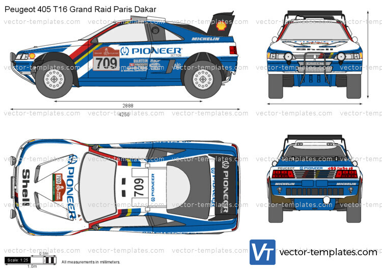 Peugeot 405 T16 Grand Raid Paris Dakar