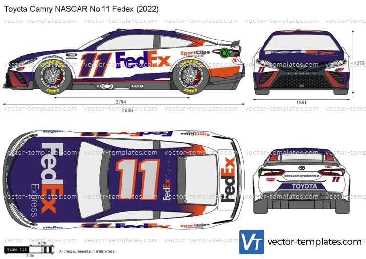 Toyota Camry NASCAR No 11 Fedex