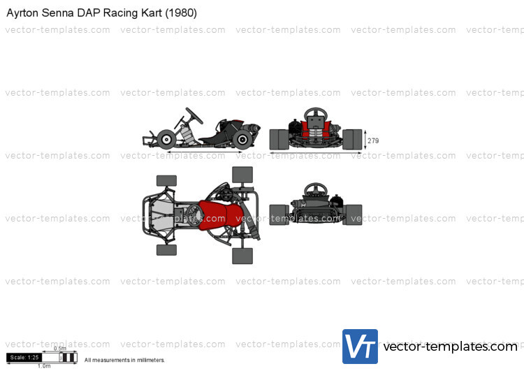 Ayrton Senna DAP Racing Kart