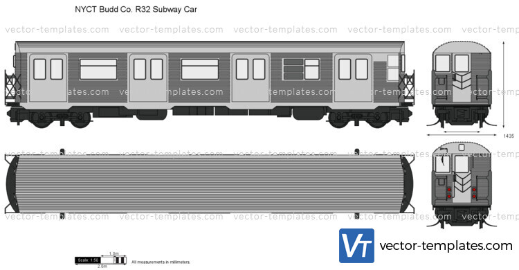 NYCT Budd Co. R32 Subway Car