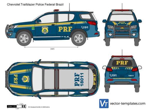 Chevrolet Trailblazer Police Federal Brazil