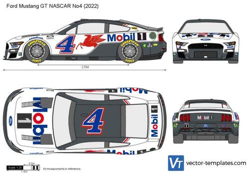 Ford Mustang GT NASCAR No4