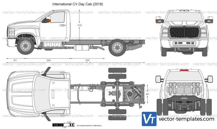 International CV Day Cab