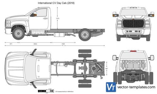 International CV Day Cab