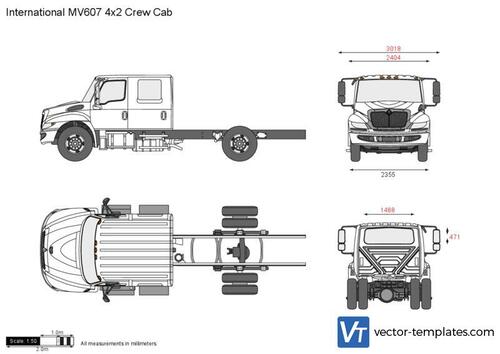 International MV607 4x2 Crew Cab