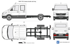 MAN TGE chassis double cab long