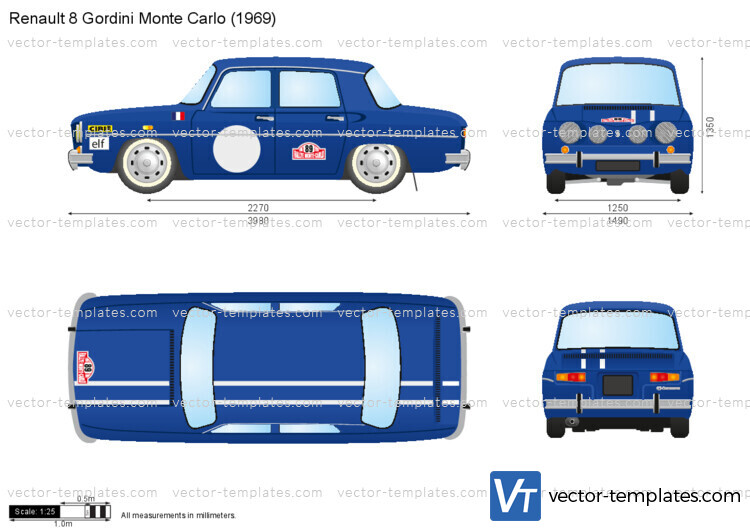 Renault 8 Gordini Monte Carlo