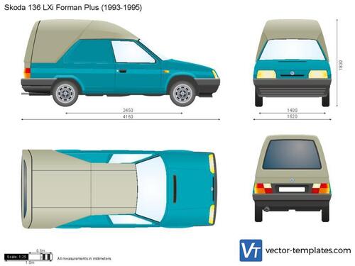 Skoda 136 LXi Forman Plus