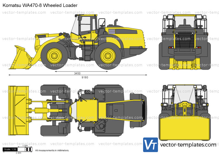 Komatsu WA470-8 Wheeled Loader