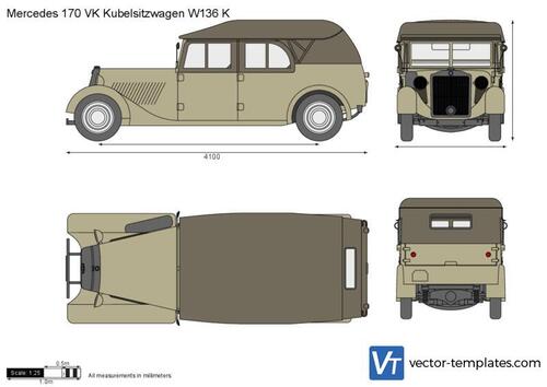 Mercedes 170 VK Kübelsitzwagen W136 K