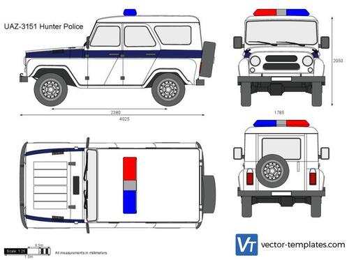 UAZ-3151 Hunter Police