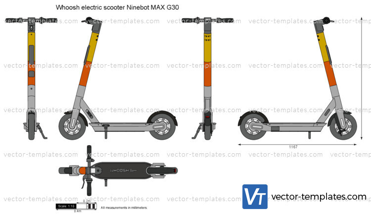 Whoosh electric scooter Ninebot MAX G30