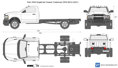 Ram 3500 SingleCab Chassis Tradesman DRW 84CA