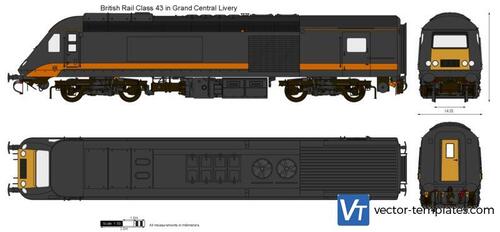 British Rail Class 43 in Grand Central Livery