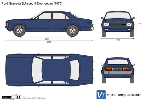 Ford Granada EU-spec 4-Door sedan