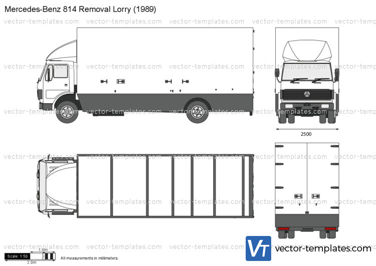 Mercedes-Benz 814 Removal Lorry