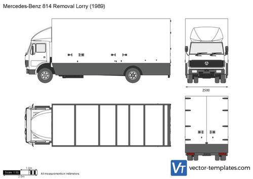 Mercedes-Benz 814 Removal Lorry