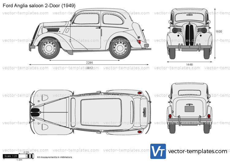 Ford Anglia saloon 2-Door