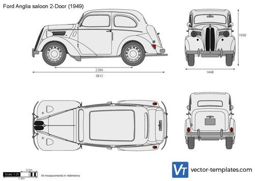 Ford Anglia saloon 2-Door