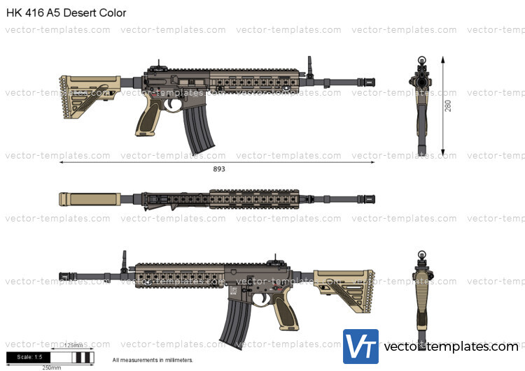 HK 416 A5 Desert Color