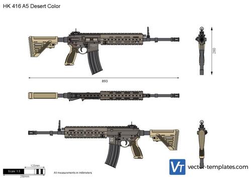 HK 416 A5 Desert Color