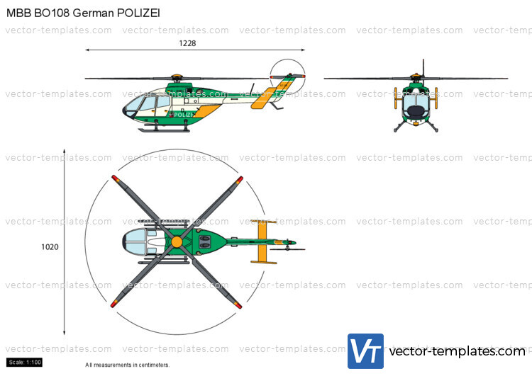 MBB BO108 German POLIZEI