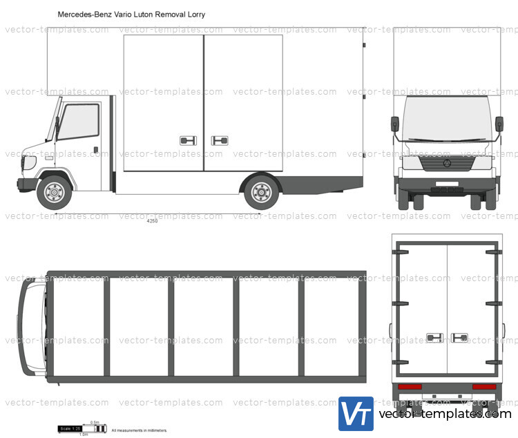 Mercedes-Benz Vario Luton Removal Lorry