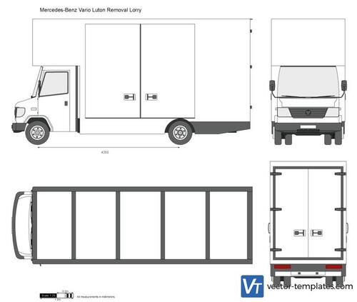 Mercedes-Benz Vario Luton Removal Lorry