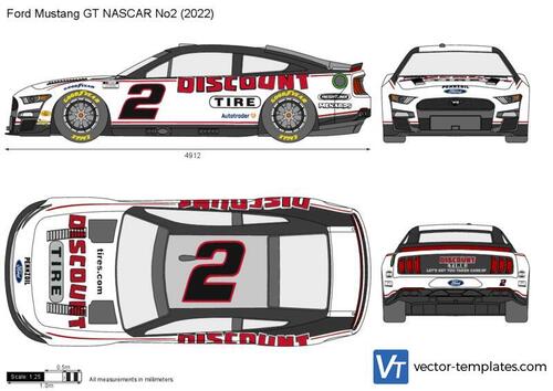 Ford Mustang GT NASCAR No2