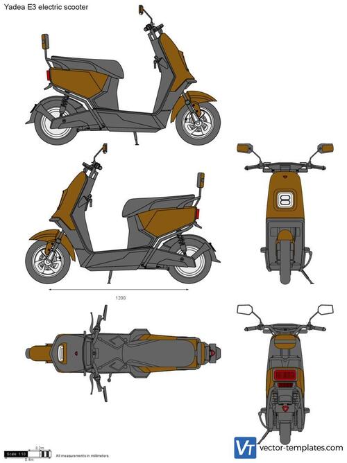 Yadea E3 electric scooter