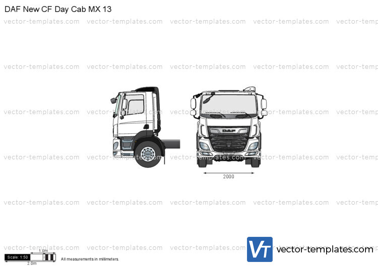 DAF New CF Day Cab MX 13