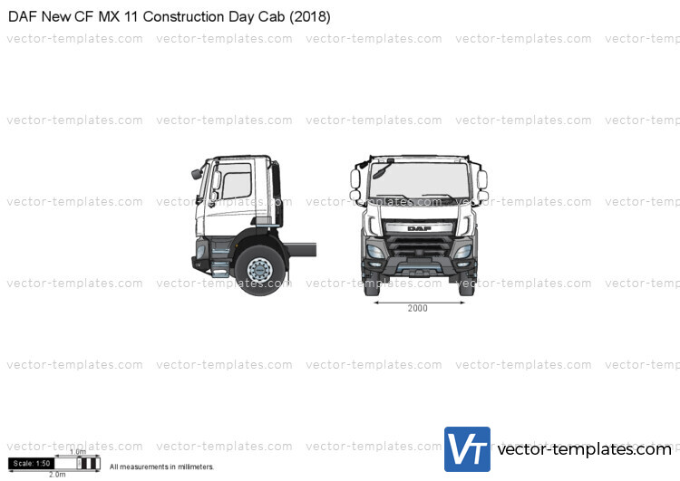 DAF New CF MX 11 Construction Day Cab