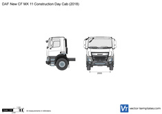 DAF New CF MX 11 Construction Day Cab