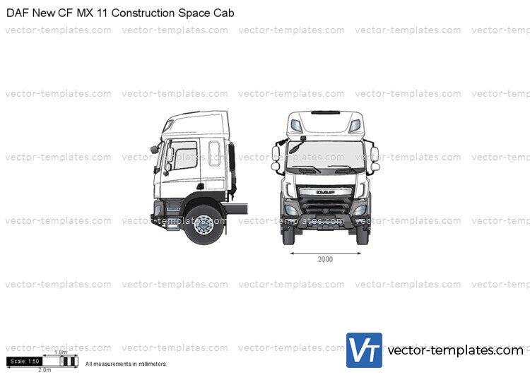 DAF New CF MX 11 Construction Space Cab