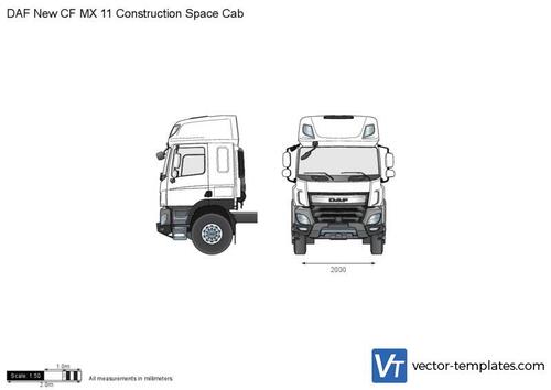 DAF New CF MX 11 Construction Space Cab